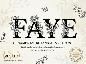Faye Font Modern Typography Design Ideas