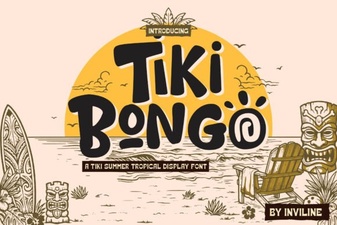 Tiki Bongo Font Design and Creative Uses
