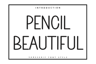 Beautiful Pencil Font Design Ideas for Creative Projects