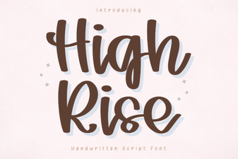 High Rise Font for Modern Design Projects