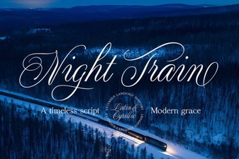 Night Train Font Design Trends and Creative Uses