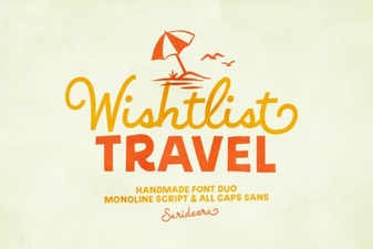 Wishlist Travel Font Design Ideas