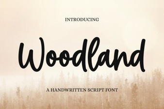 Woodland Font Design Trends and Creative Uses
